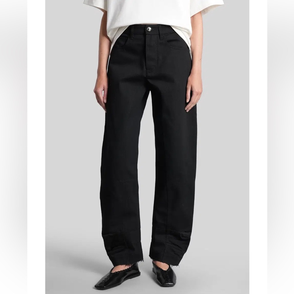 JILL SANDER Classic Black Women's Barrel Jeans - size US 4
